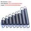 Coil Extension Spring Wire Diameter 2.0mm OD:10/12/14/16/18/20/22/24mm Length:210/220/240/250/260-300mm Open Hook Tension Spring