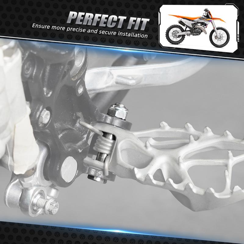 NICECNC For KTM EXC 300 2024 Forged Aluminum Footrest Footpegs Mount Pins For KTM EXC-F 350 SXF 450 Husqvarna TE300 GasGas EC300