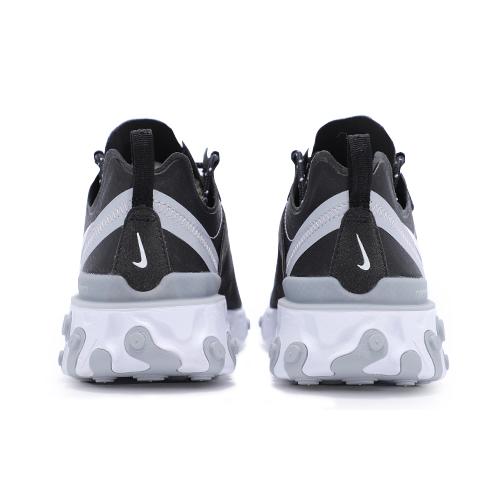 Nike React Element 55 Черный Белый Серый Светоотражающий BV6668-011