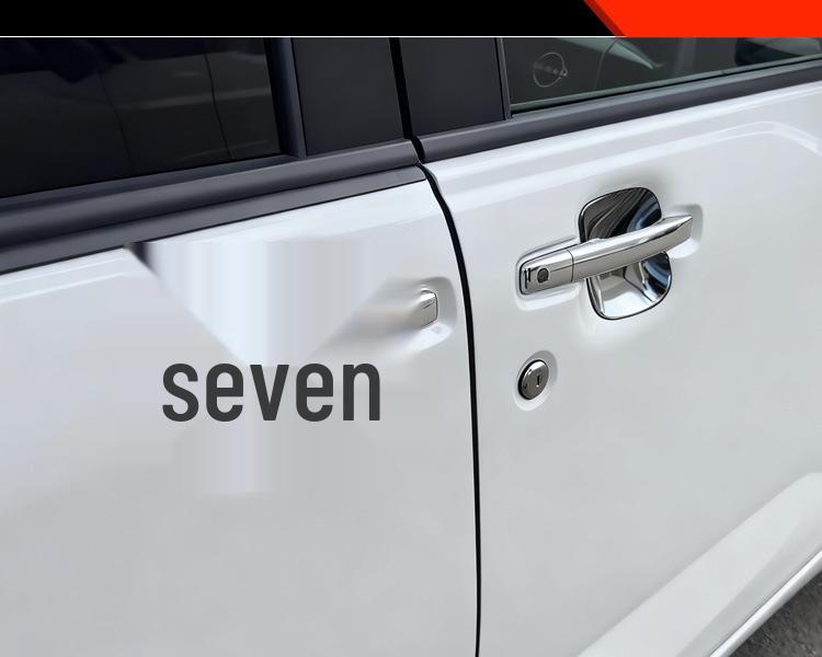 Накладка на нишу ручки двери Mitsubishi Delica Mini: Декоративная гальванизированная рамка для моделей 25-26