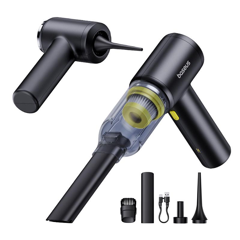 Baseus Car Vacuum Cleaner 4-in-1 Vacuum/wind blower/inflat/Air pump Cordless Wireless Cleaning Machine for Home Auto Supplies