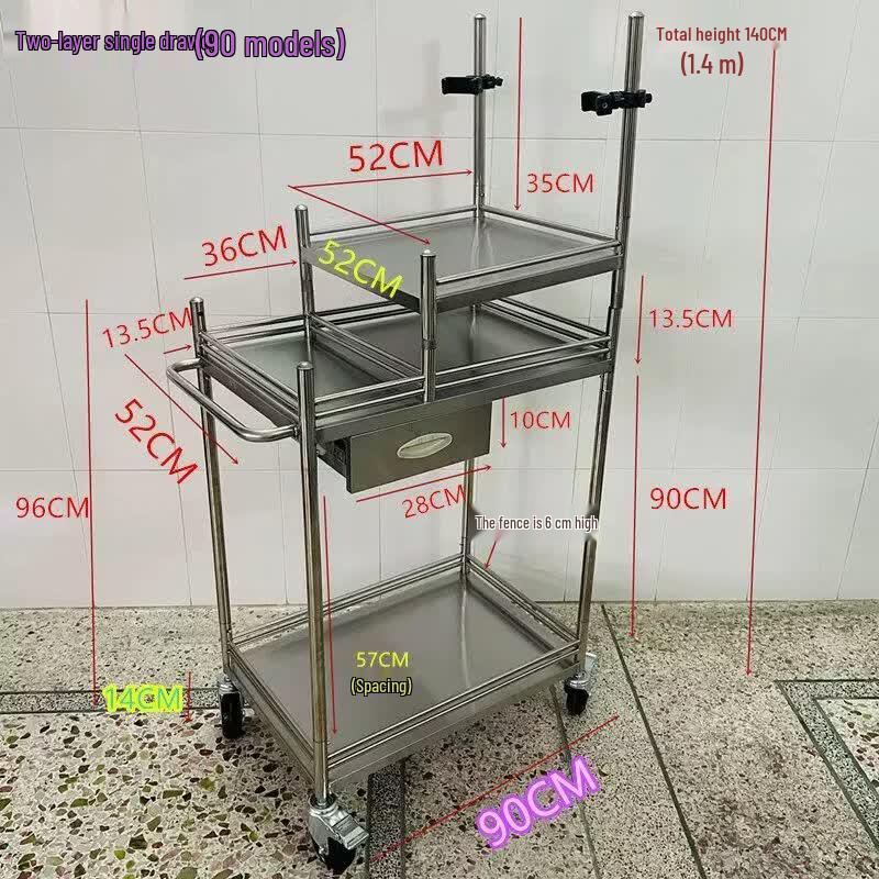 Portable Stainless Steel Display & Stall Cart