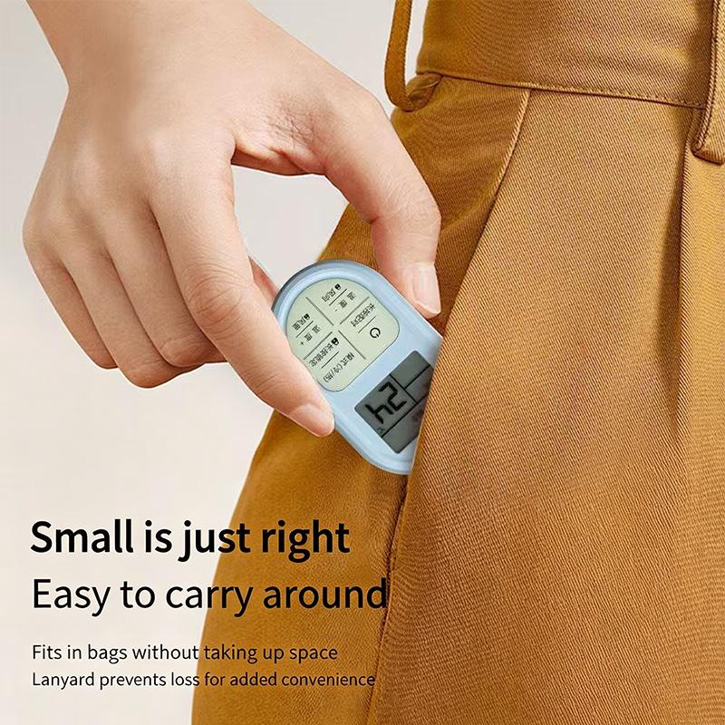 Universal AC Remote Control Mini Portable Glow Buttons LCD Display Suitable for Home Hotel Travel Use