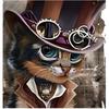 Diamond Embroidery Cat Paintings Rhinestone Patterns Diy Diamond Painting Cross Stitch