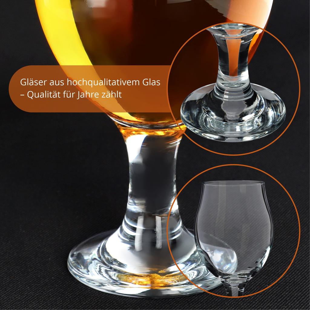 KADAX 6x Glasses for Drinks Beer Gin Tonic Set of Glasses