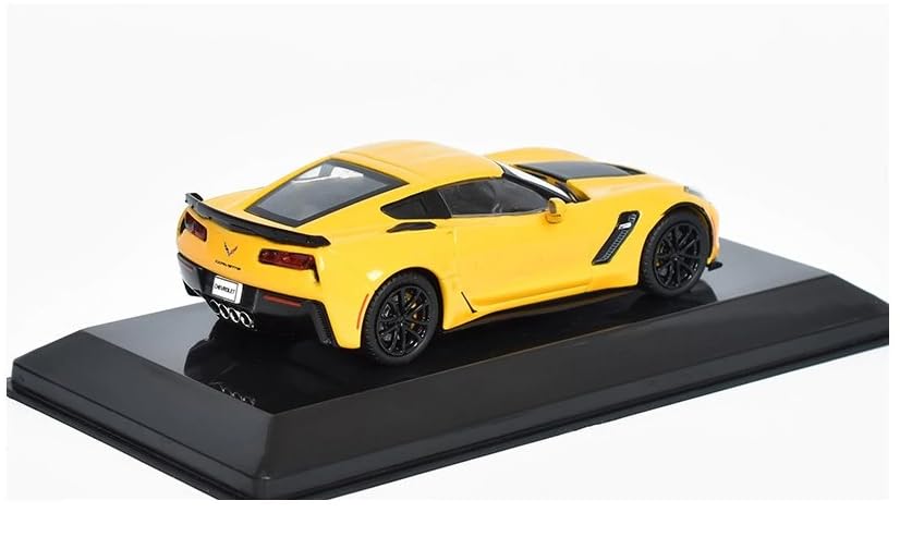 Модель-копия Corvette 1/43 CORVETTE Z06 2017 (желтый) с чехлом [Параллельный импорт]