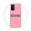 Чехол для Oppo A54 5G Blackpink K-pop группа Логотип Розовый фон