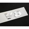 1pcs 3D ABS high quality V6 V8 TDI TSI car Letter Rear trunk XJY7TUR Decals Emblem badge sticker Decal styling