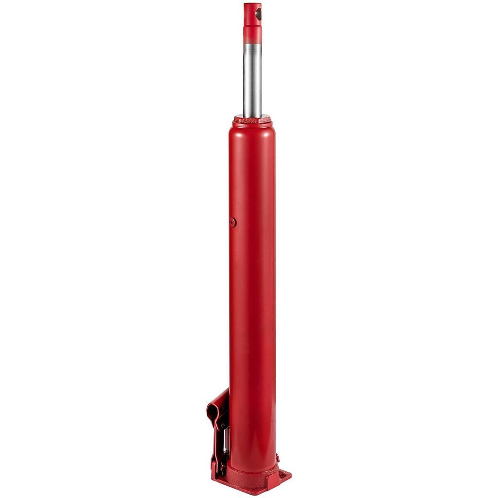 Hydraulic Long Ram Jack, 4 Tons/8818 lbs Capacity, with Single Piston Pump and Flat Base, Manual Cherry Picker with Handle, for Garage/Shop Cranes,