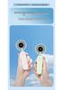 Rechargeable Foldable Mini Handheld Desktop Fan with Digital Display
