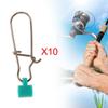 10 Pieces Fishing Line Sinker Slides Accessories Compact Tool Easy Quick Change