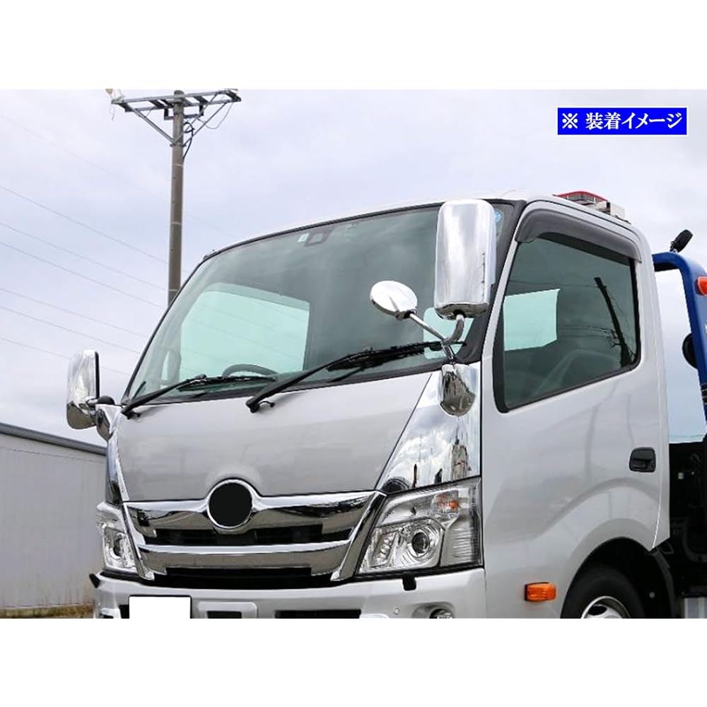BRIGHTZ Хромированный комплект накладок на зеркала заднего вида для HINO Dutro [TK-MIR-SET-012]