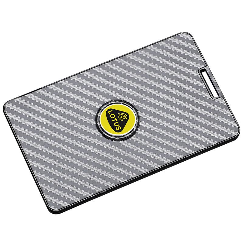 Держатель для карт NFC с цветочным узором Lotus ELETRE/EMEYA Чехол для автомобильного ключа из углеродного волокна