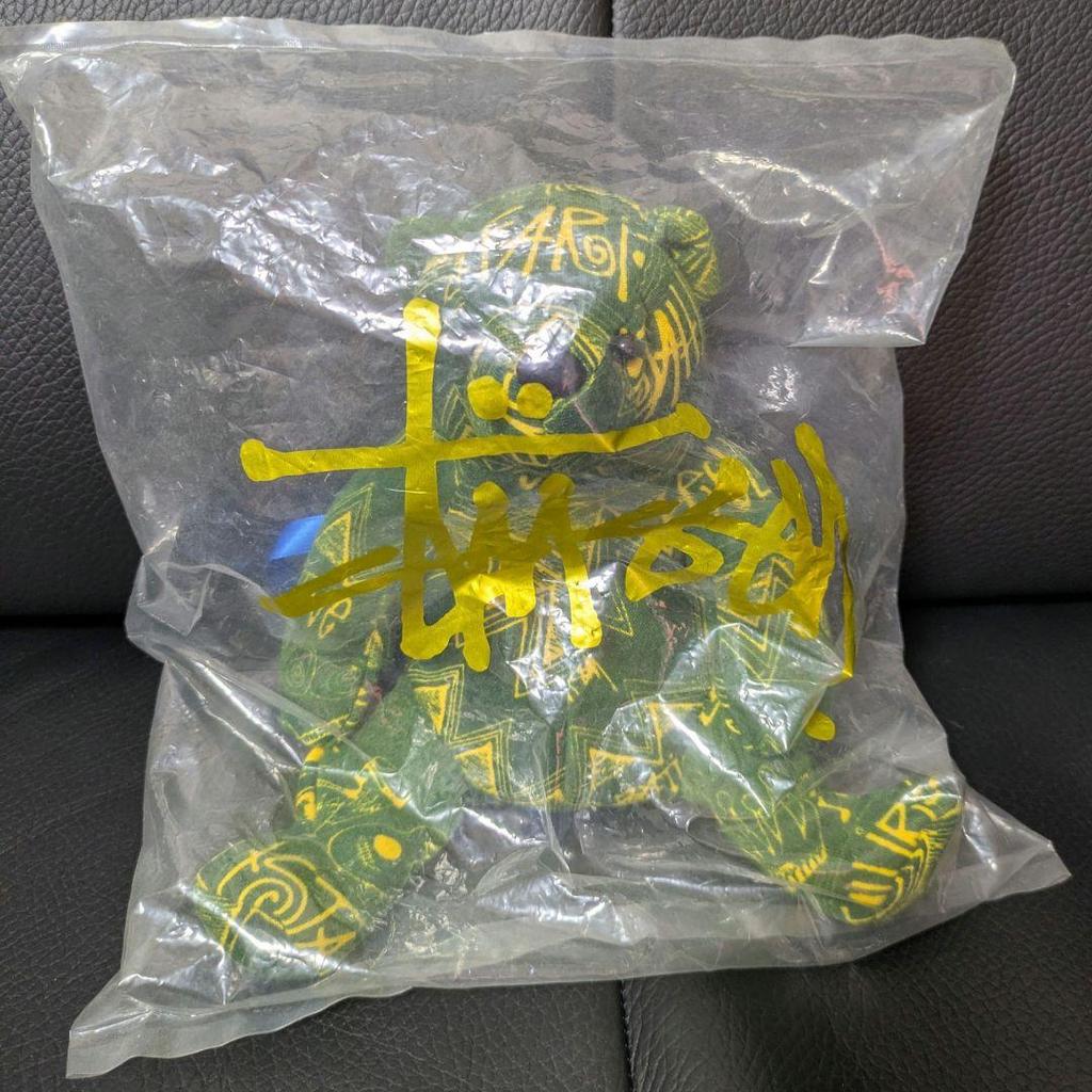 [USED] Not for Sale Novelty Stussy Teddy Bear Rasta