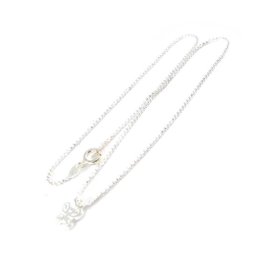 Les Trésors De Lily [E8797] - Silver 'Butterfly' Necklace