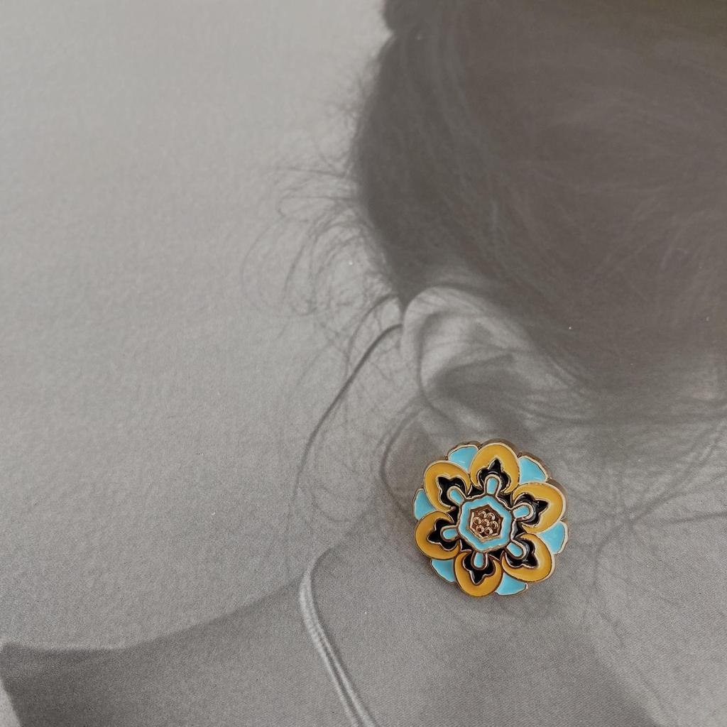 Yisen ESSTUDIO Xiaoxiang Ретро металлические и цветные декоративные пуговицы - европейский и американский элегантный стиль