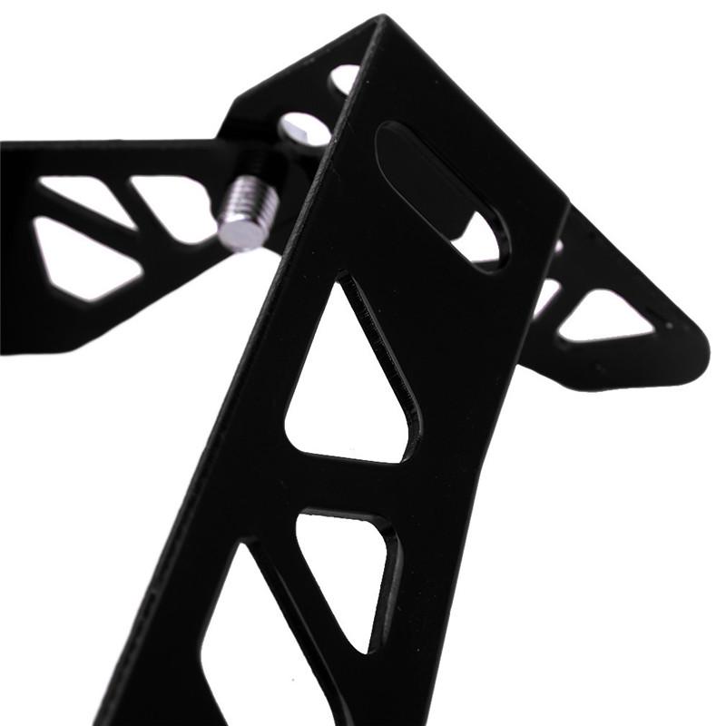 Универсальный алюминиевый регулируемый вращающийся номер, плоская рамка автомобиля, держатель номерного знака, сплошной цвет