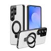 Бизнес-кожаный чехол-держатель с кольцом для Samsung Galaxy S26 Ultra Plus + Роскошная защитная задняя крышка для мобильного телефона Etui
