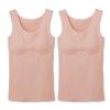 Tank Top with Kirei Labo Cotton Seamless with Marche Pink of Pads, Fitte, Blend, Innerwear, Pads, Women's, (Set 2)
