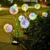 Outdoor Solar Garden Lights with 2 Modes Solar Dandelion Flowers IP65 Waterproof Decoration Light for Garden Lawn Yard Wedding