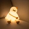 Cute Animal Silicone Night Light Fox Frog Nursery Sleeping Lamp Rechargable Duck Touch Sensor Beside Lamp For Bedroom Decor