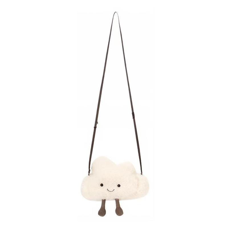 JELLYCAT Серия Веселые Предметы Счастливое Облачко Сумка-Мессенджер Кукла Плюшевая Фигурка 20 см в высоту