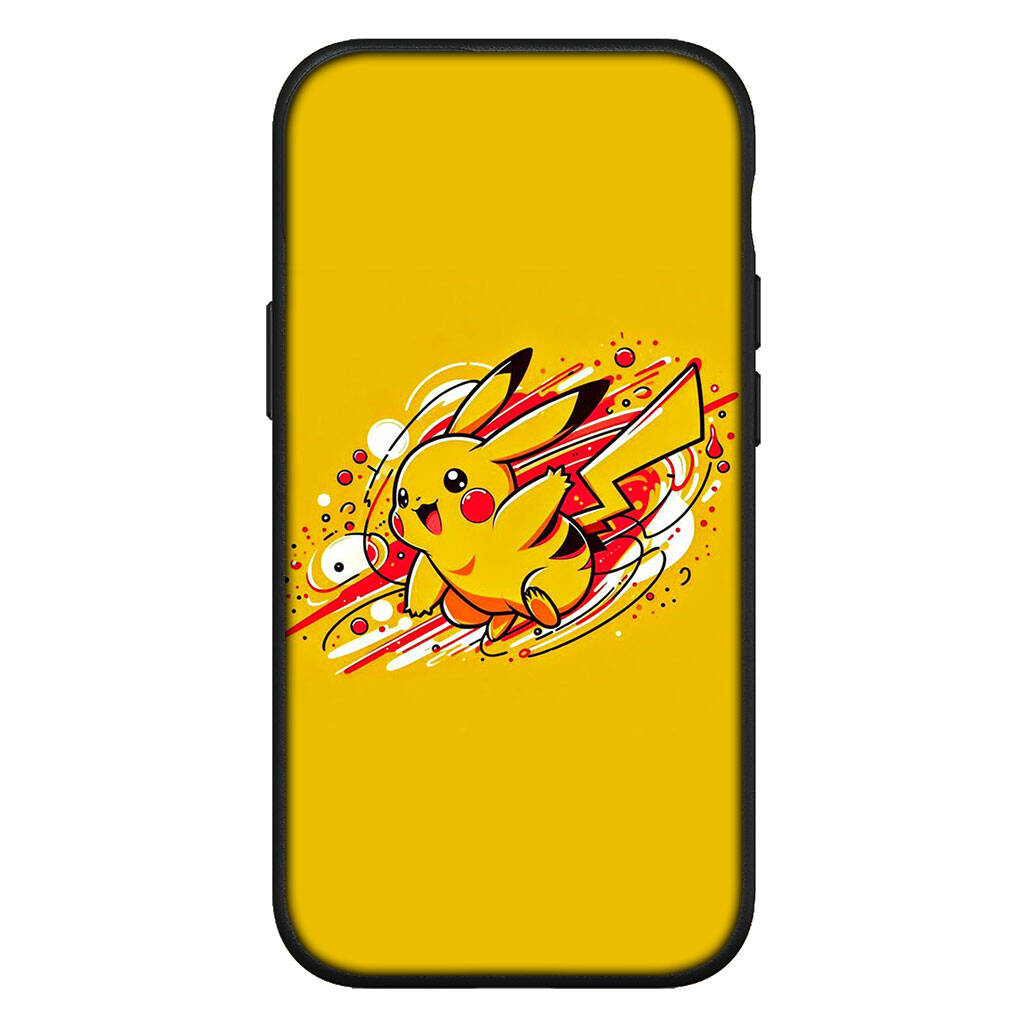 Cover for iPhone 17 16 15 Xiaomi Poco Redmi Note 14 13 12 11 Pro Max X 9 16e Samsung Galaxy S25 S24 S23 OPPO Huawei Cute Pikachu Charmander Phone Case