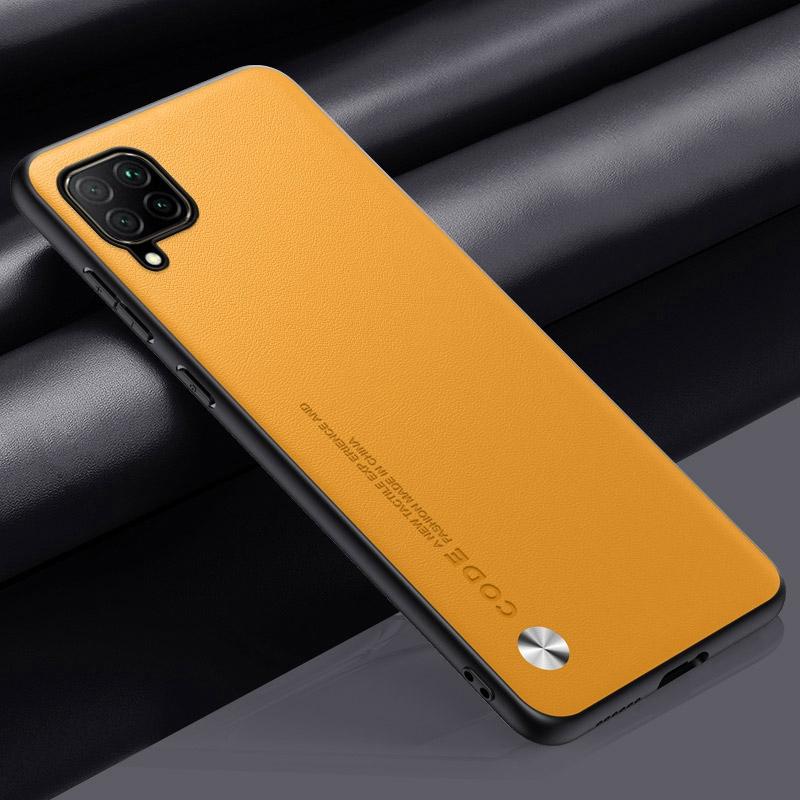 Роскошный чехол из искусственной кожи для Huawei Nova 7i P40 Lite, задняя крышка, матовый силиконовый защитный чехол для телефона Huawei Nova 6 SE