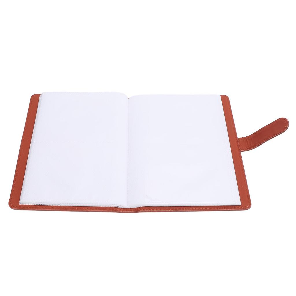 Кошелек ПУ Кожа Фотоальбом для Широких 400 300 210 Фотоальбом Книга 80 Карманов для 5-дюймовых Фотографий Дизайн с Пряжкой