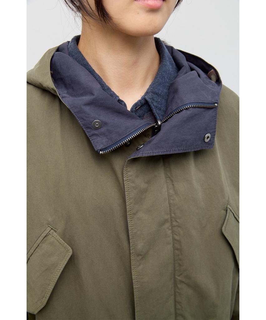 HATCHINGROOM Reversible Parka Khaki/Navy