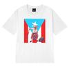 2025 New Bad Bunny Puerto Rico Flag Graphic short sleeve Tshirts Unisex Women Fashion Y2k T shirt Unisex 100 Cotton clothing Tops