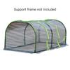 Plant Greenhouse PVC Metal Frame 1.2x0.6x0.5m Mini Plant House for Garden Potted Plant
