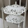 3-Tiered Plant Stand Wrought Iron Look Rotating Flower Pot