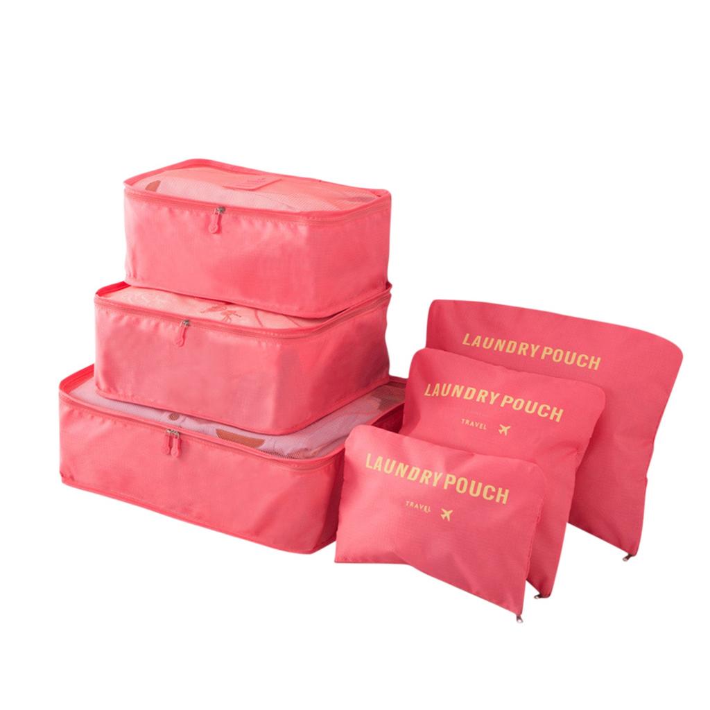 Travel Six-piece Storage Bag Set Travel Suitcase Storage Bag Clothing Packing Bag Storage Bag
