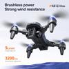 New K812 Max GPS Drone 4K Professional HD Dual Cameras 5G WIFI Brushless Obstacle Avoidance Screen FPV Foldable Quadcopter Toys