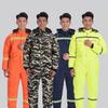 Mens Unisex Cotton Work Overalls One-piece Jumpsuit Dustproof Workshop Uniforms Dungarees Multi-pocket Coveralls Work Wear