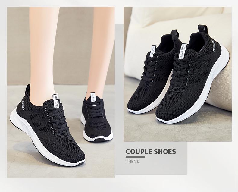 Женские дышащие беговые кроссовки Flyknit Mesh Весна 2026 - Легкие, с мягкой подошвой, плоский дизайн