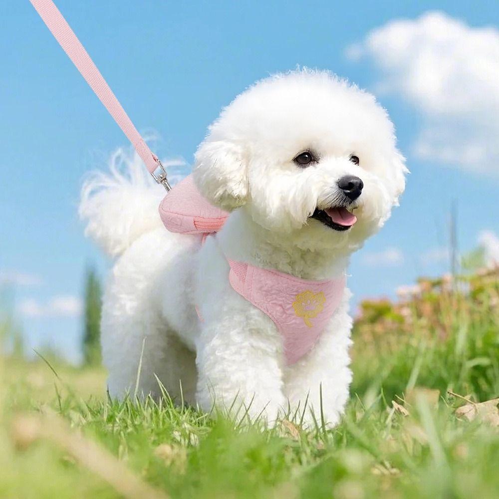 Adjustable Cat Dog Harness Breathable Dog Undershirt Chest Strap  for Medium Large Dog