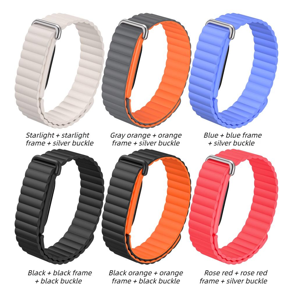 Наручный ремешок для Google Fitbit Air Sports, силиконовый, регулируемый, для фитнес-трекера, магнитный ремешок для Google Fitbit Air, браслет