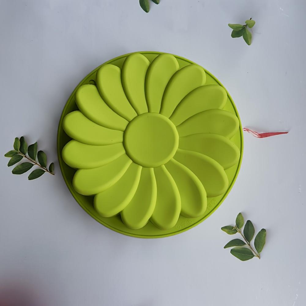 Sun Flower Mousse Design Silicone Cake Mold Food Grade Dessert Bakeware Jelly Egg Tart Bread Mold Kitchen Accessory Baking Tools