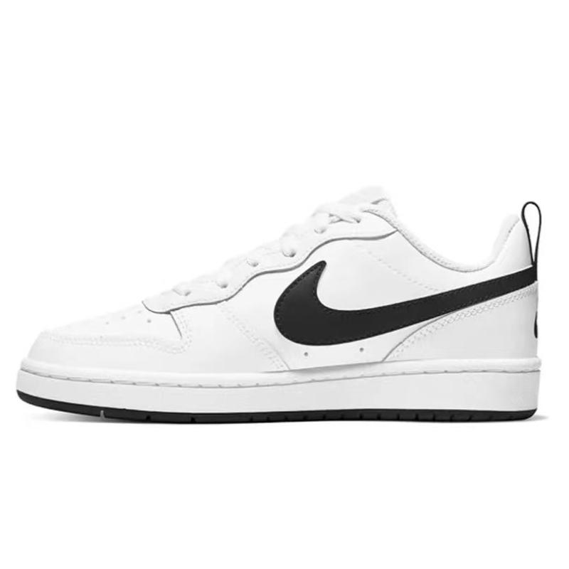 Nike Кроссовки Court Borough Low 2 Низкие Скейтбордические Shoes GS Белый Розовый BQ5448-104(Команда4-)