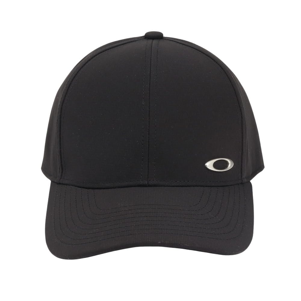 Oakley ОСНОВНАЯ МЕТАЛЛИЧЕСКАЯ КЕПКА FOS902035 BLACKOUT U Cap 25.0 - Гольф/Тренировки - Влагоотводящая, Быстросохнущая, Антибактериальная, Устойчивая к запахам