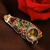 Винтажные ретро женские цветные кристаллы браслет сплав браслет часы девушка ролевые игры принцесса цветок лист наручные часы мода