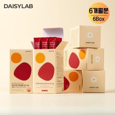 Пищевая добавка для беременных железо, негемовое железо, Lipoper Daisy Lab жидкое железо 24 мг, 360 мл, 6 единиц