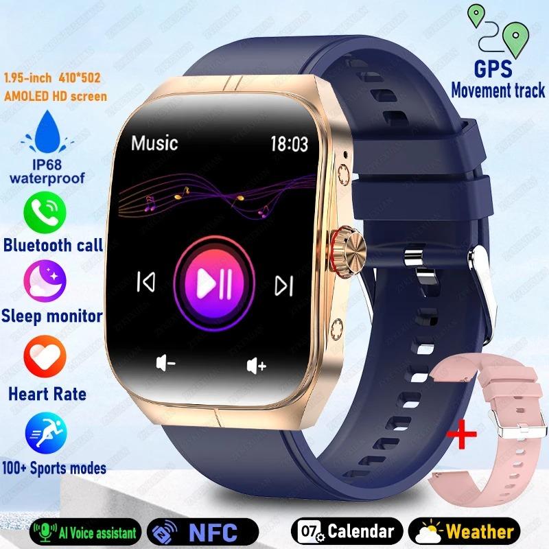 Новый HD экран ДляWatch 4 Pro Спортивные Умные Часы Мужские GPS Трек Водонепроницаемые Bluetooth Звонки NFC Умные Часы