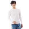 Hanes Thermal Crew Neck Long Sleeve Solid Waffle Size Men's T-Shirt, Thermal, Warm, Warm, Color, Pattern, Beefy, White, L, HM4-Q103