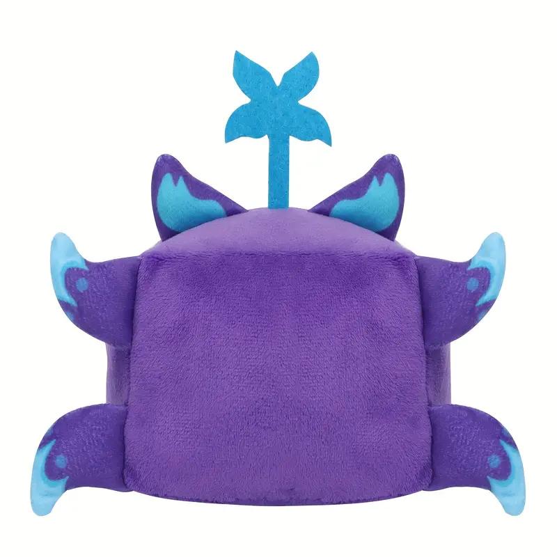 Забавная фиолетовая лиса Плюшевая игрушка Плюш Blox Fruits Набитая кукла Дьявольский фрукт Привлекательные квадратные игрушки для детей Подарок Декор для дома