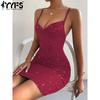 Women's Fashion Summer Spring Solid Color Print Sleeveless V-Neck High Waist Casual Dresses