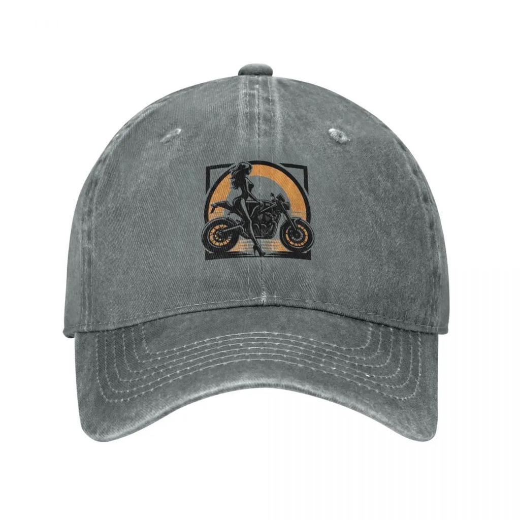 Girls Bike Life Empowering Women Riders Baseball Cap Golf Wear Trucker Hat Mountaineering Unisexs big size hat For Women Unisexs