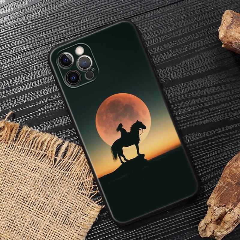 Скачущая Лошадь Животное Чехол Для iphone 14 Чехол Для iPhone 15 11 12 13 Mini 14 Pro Max XS X 7 8 Plus 15 Чехлы Мягкий Чехол Лошади